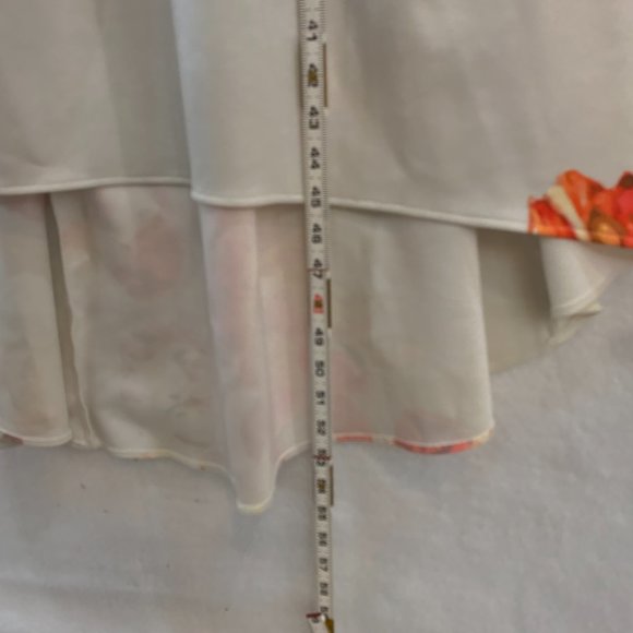 True Violet Woman's Size 10 Dress Floral  High/Low Hem Polyester Jersey New - Picture 6 of 11